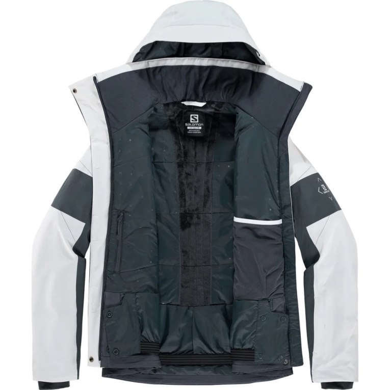 White / Black Salomon Speed Women's Insulated Jackets | IE BK4561